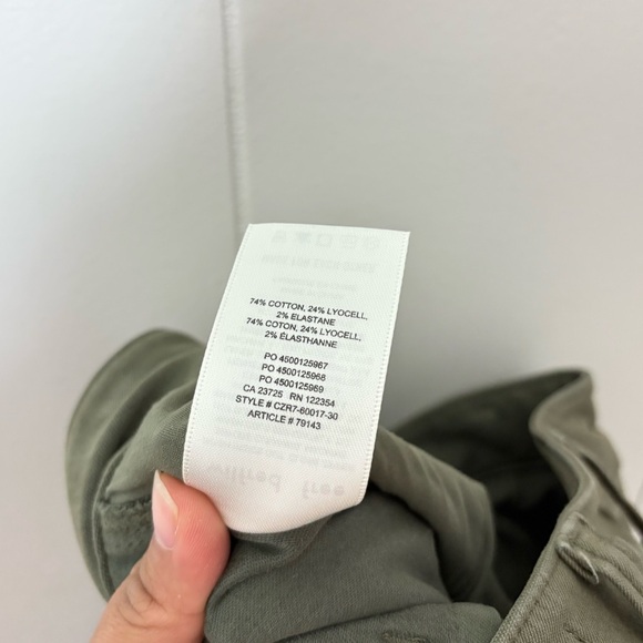 Wilfred Free Women's Brennan High Waist Utility Pants Olive Size 00 - Picture 10 of 11